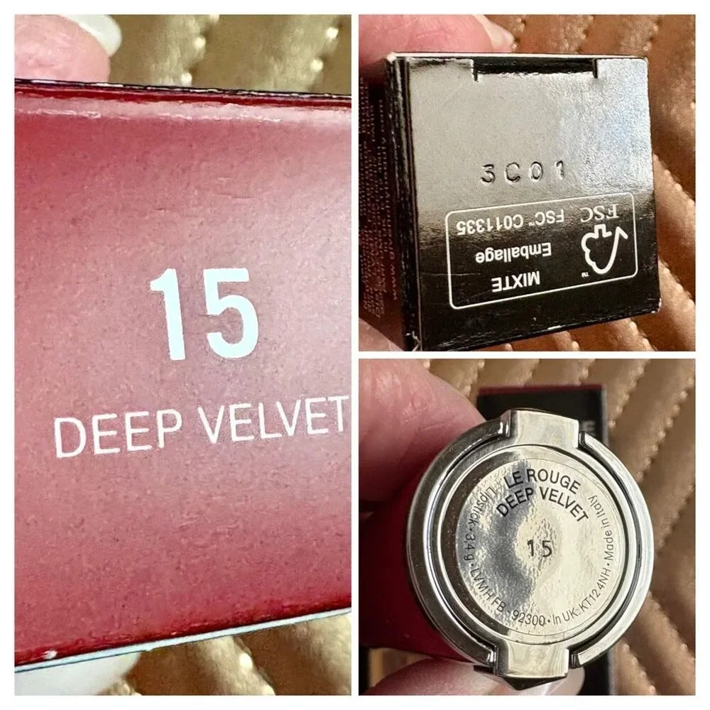 GIVENCHY - NWTIB Le Rouge Deep Velvet in Shade15 (Nude Ambre), 3.4g (0.12 oz)